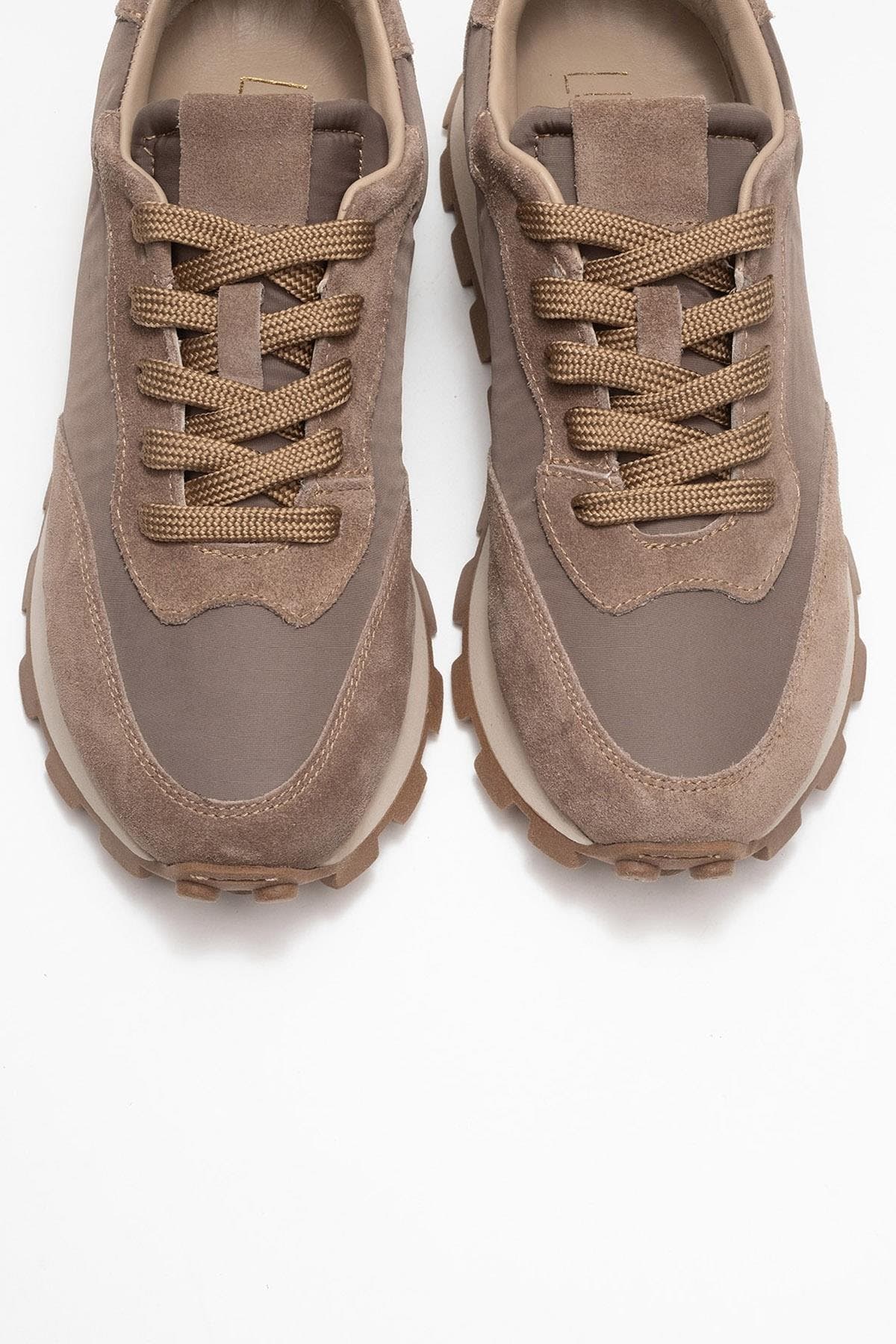 Forever & Always Shoes Amanda Leather Sneakers, Alternate, color, Light Brown Leather