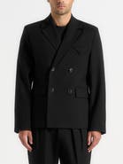 Manière De Voir Didier Double Breasted Tailored Suit Jacket