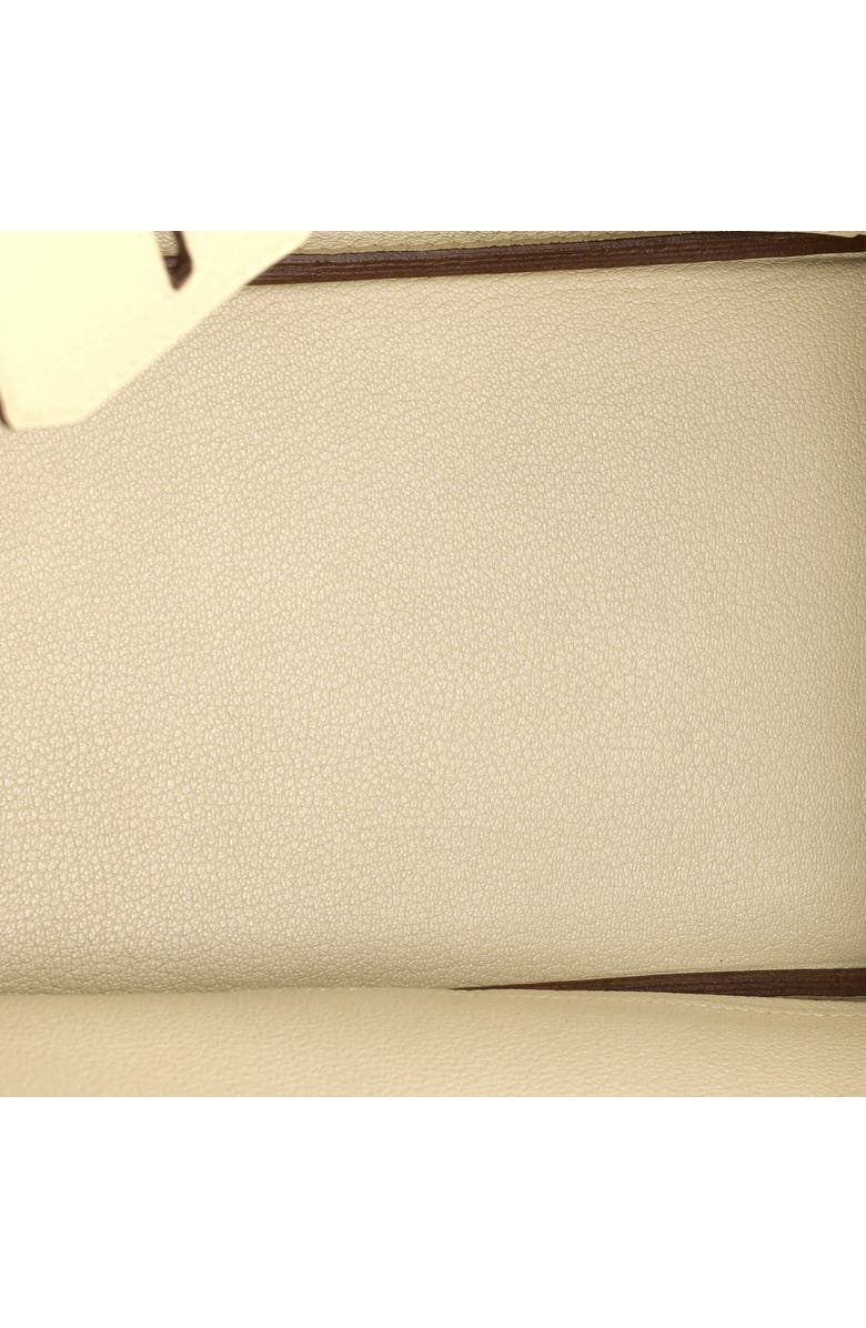 Pre-Owned Hermes Birkin Handbag Light Togo with Palladium Hardware 30, Alternate, color, Parchemin