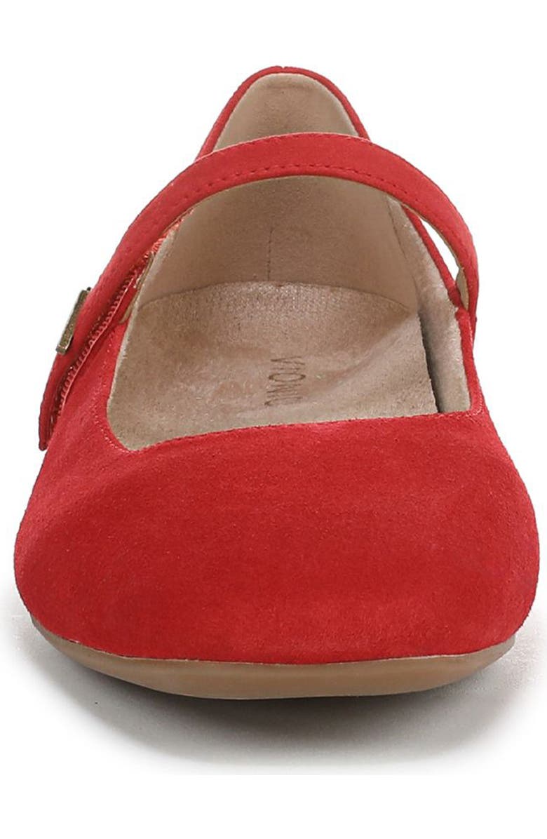 Vionic Alameda Mary Jane Flat, Alternate, color, Red Suede