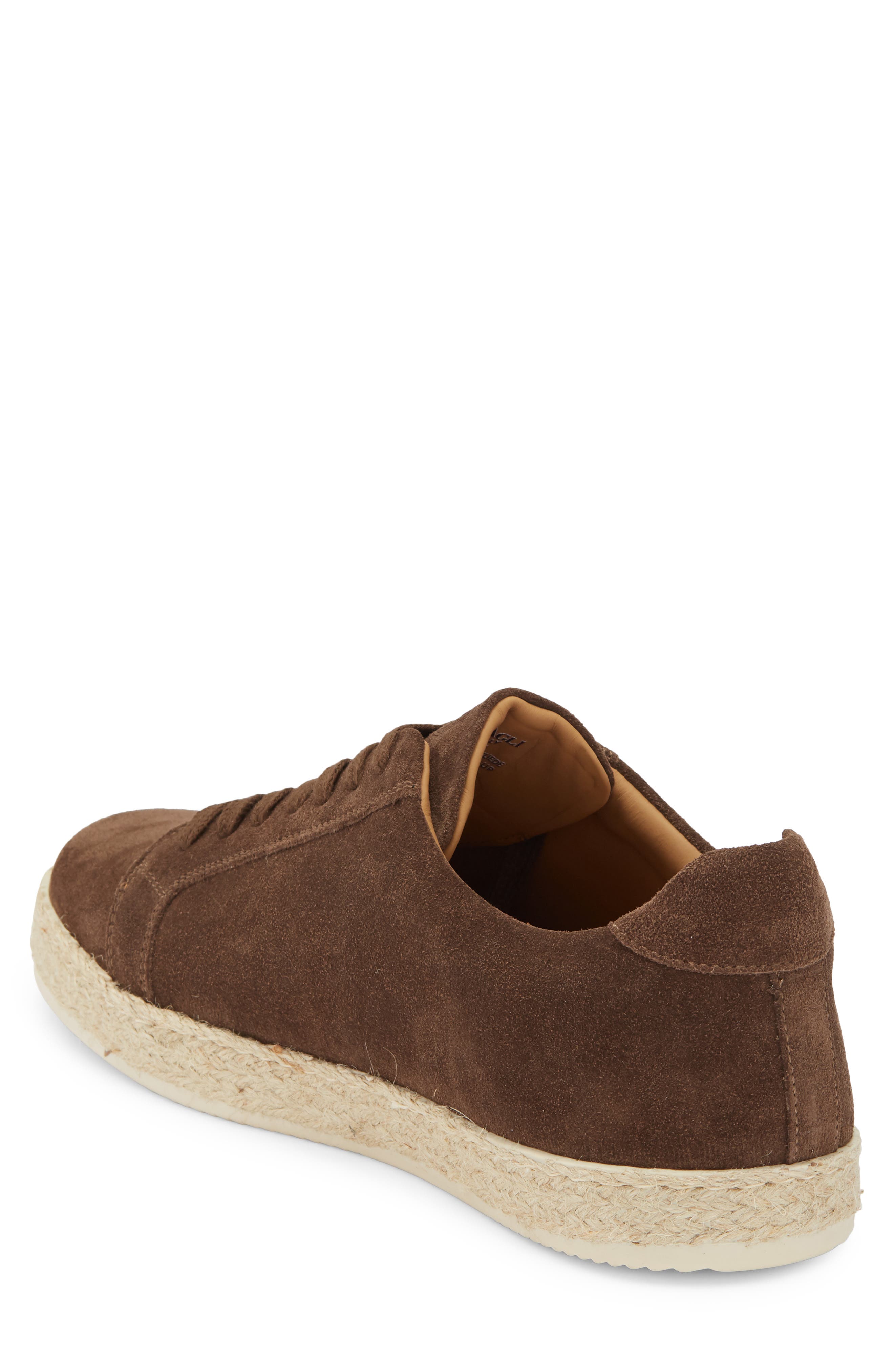 Amalfi Sneaker, Alternate, color, DARK BROWN SUEDE