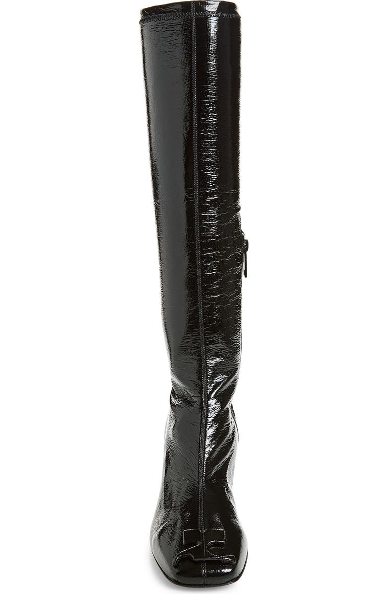 Courrèges Re-edition Vinyl Knee High Boot, Alternate, color, Black