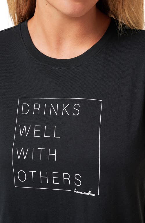 Travismathew Day At The Races Graphic T-shirt In Black