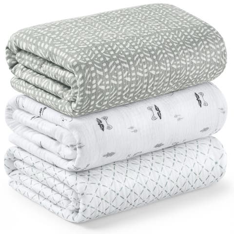 3-Pack Lyra Muslin Swaddle Blankets