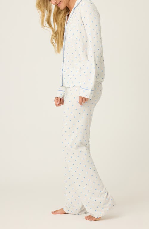 Pj Salvage Lady Luck Jersey Pajamas In White