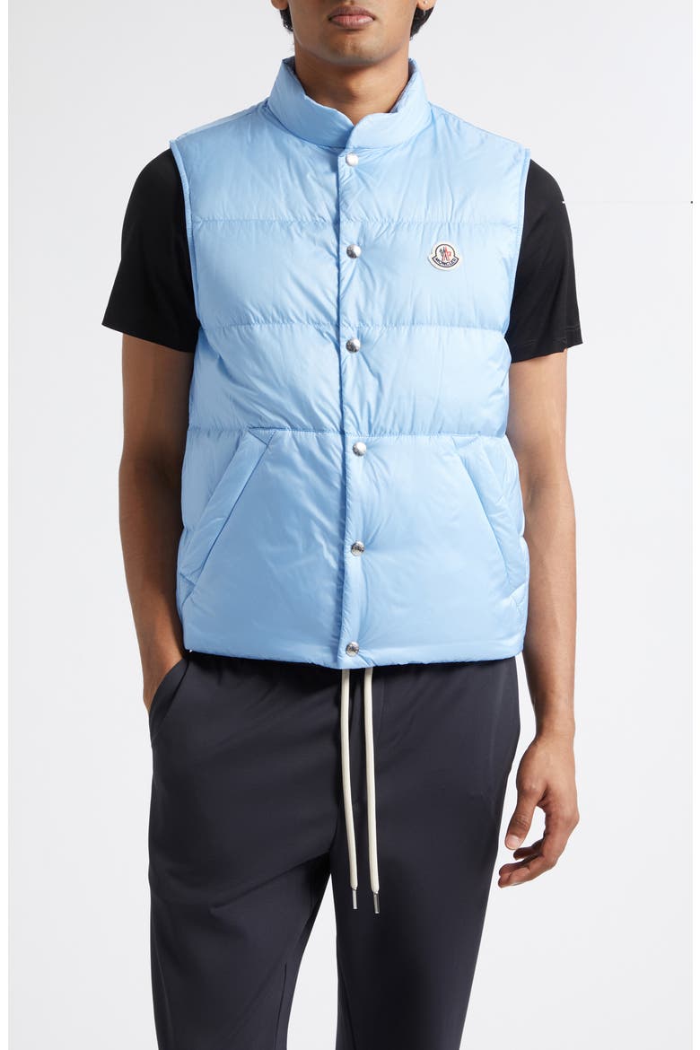 Tuquerouye Quilted Down Vest, Main, color, BLUE BELL