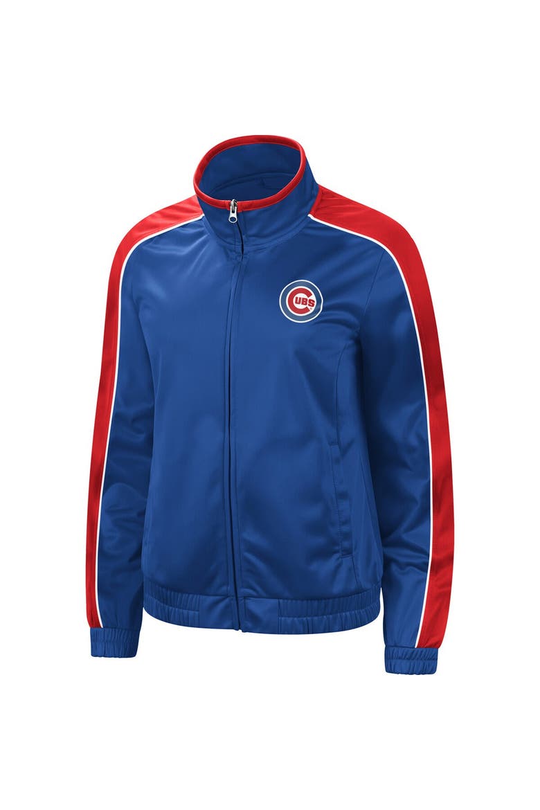 Women's G-III 4Her by Carl Banks Royal Chicago Cubs Gamer Full-Zip Track Jacket, Alternate, color, Royal