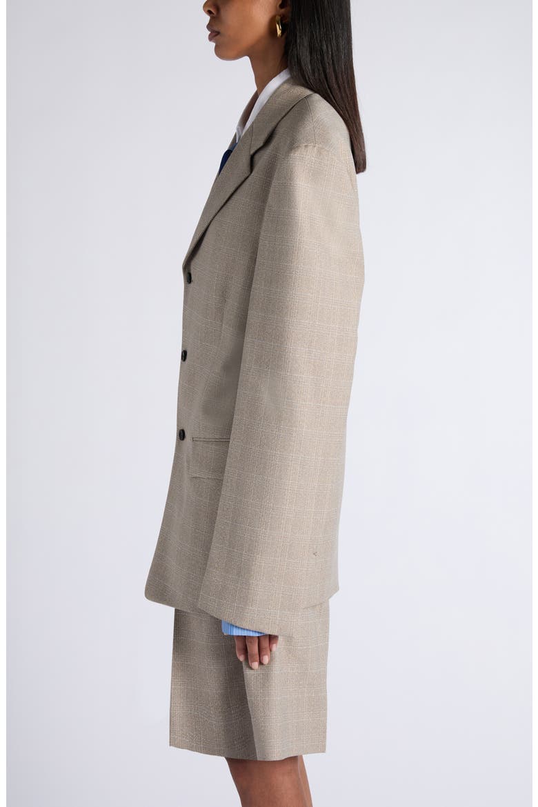 Prince of Wales Wool Blazer, Alternate, color, 2207 SILT/ STUCCO MELANGE