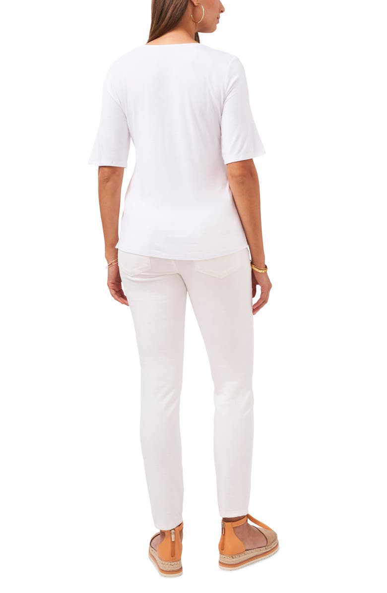 Vince Camuto Keyhole Knit Top, Alternate, color,