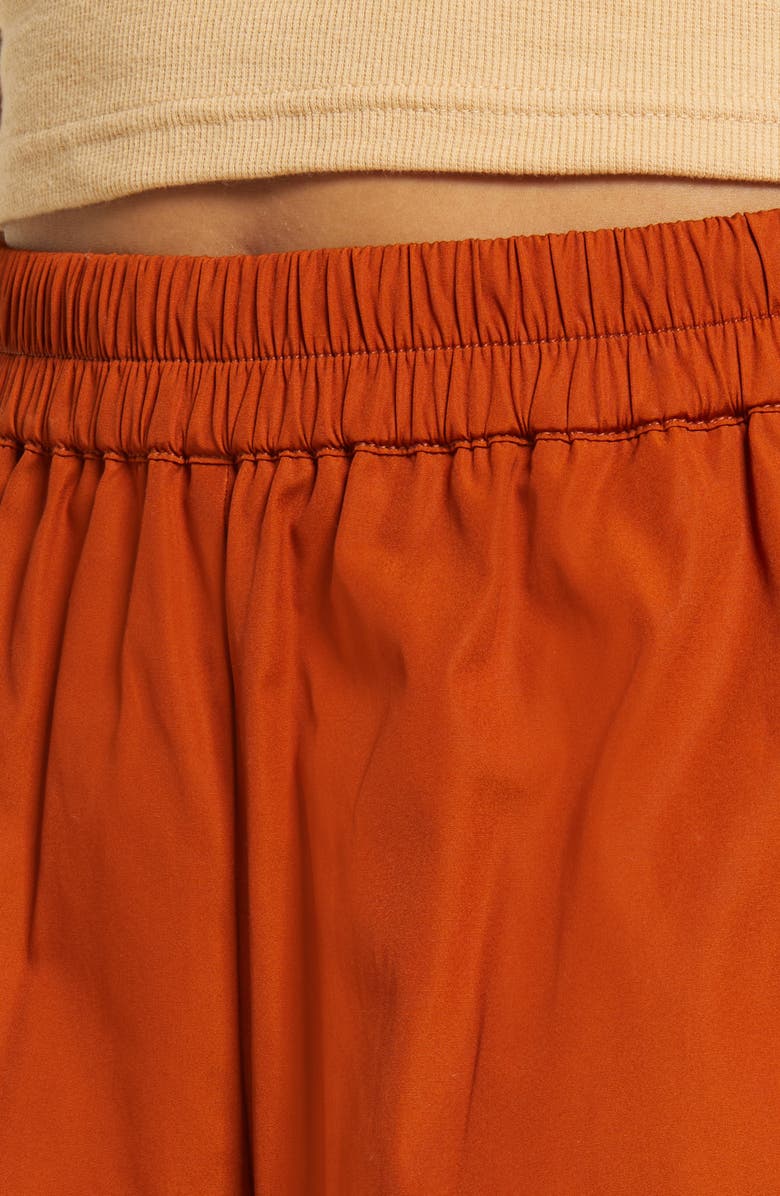 Open Edit Women's Cotton Poplin Pull-On Shorts, Alternate, color, 