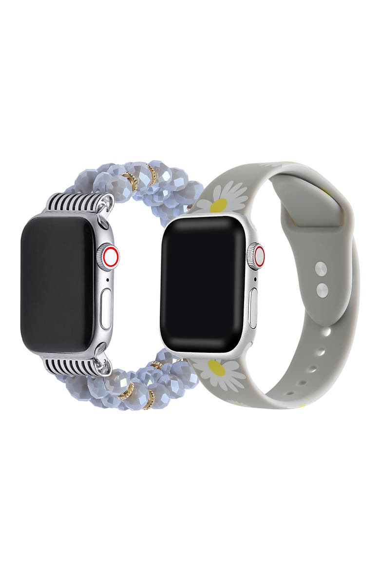 Beaded Bracelet & Silicone Watchband Set, Main, color, ASSORTED