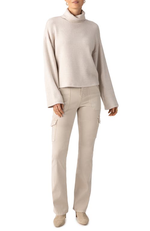 Sanctuary Cozy Metallic Turtleneck Sweater