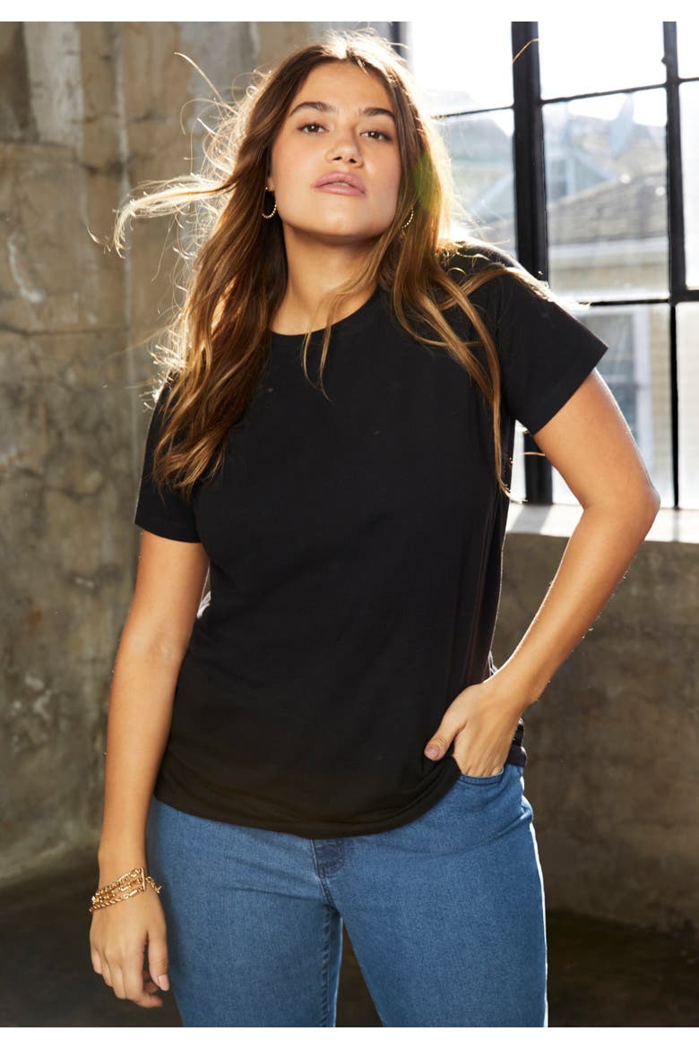 Short-Sleeve Crewneck One + Only Tee, Alternate, color, NAVY