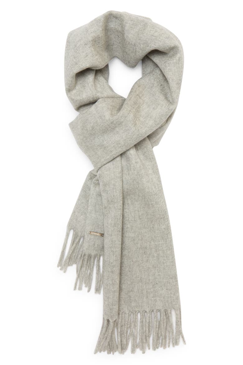 Unita Large Cashmere Scarf, Main, color, MD92SILVER MARBLE ML