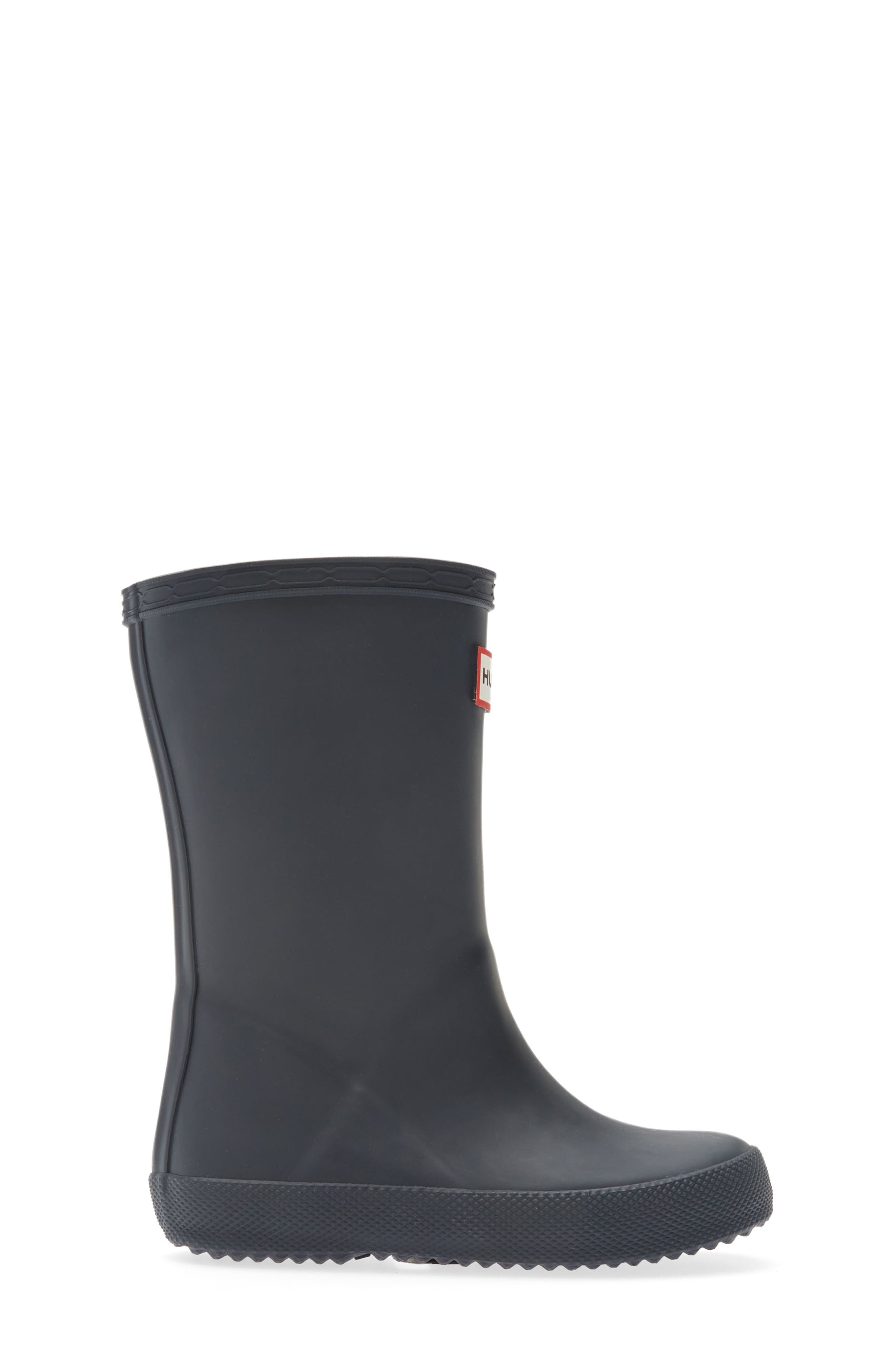 Hunter Kids' First Classic Rain Boot, Alternate, color, Navy