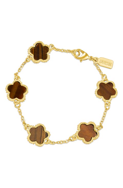Clover Straight Line Bracelet