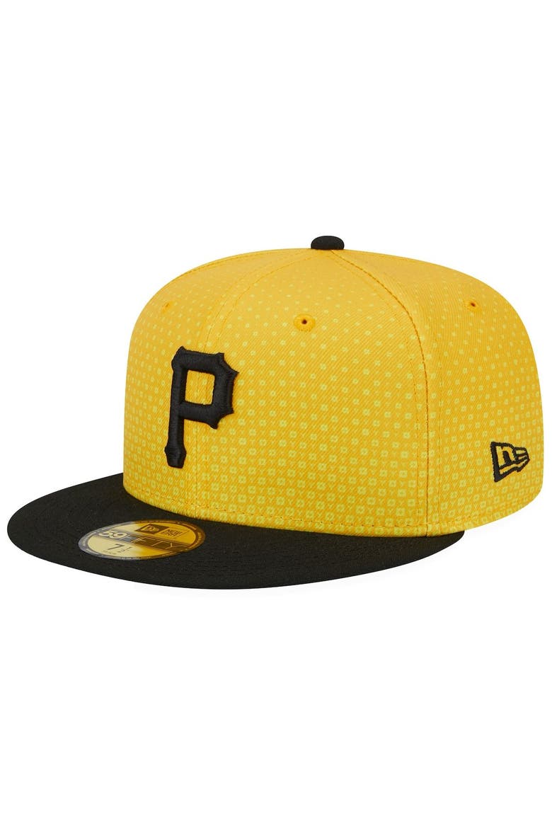 Men's New Era  Gold/Black Pittsburgh Pirates 2023 City Connect 59FIFTY Fitted Hat, Main, color, Gold