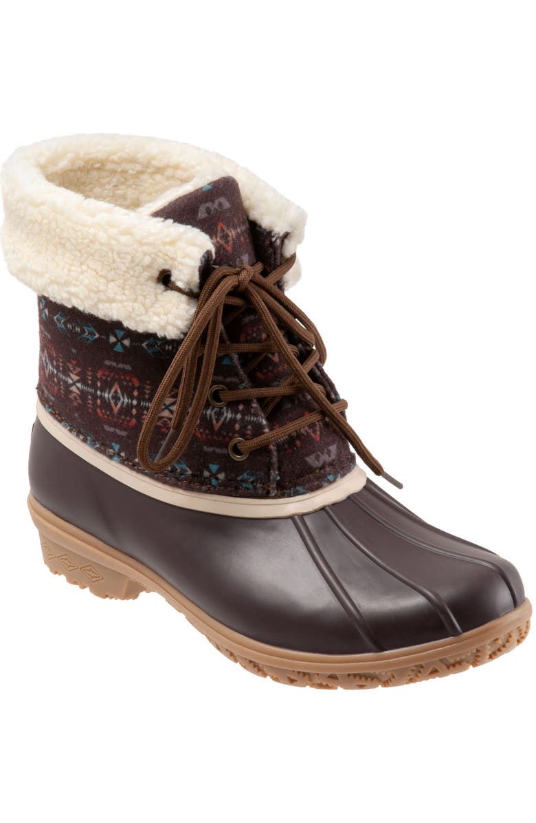 Pendleton Faux Shearling Lined Waterproof Duck Boot, Main, color,