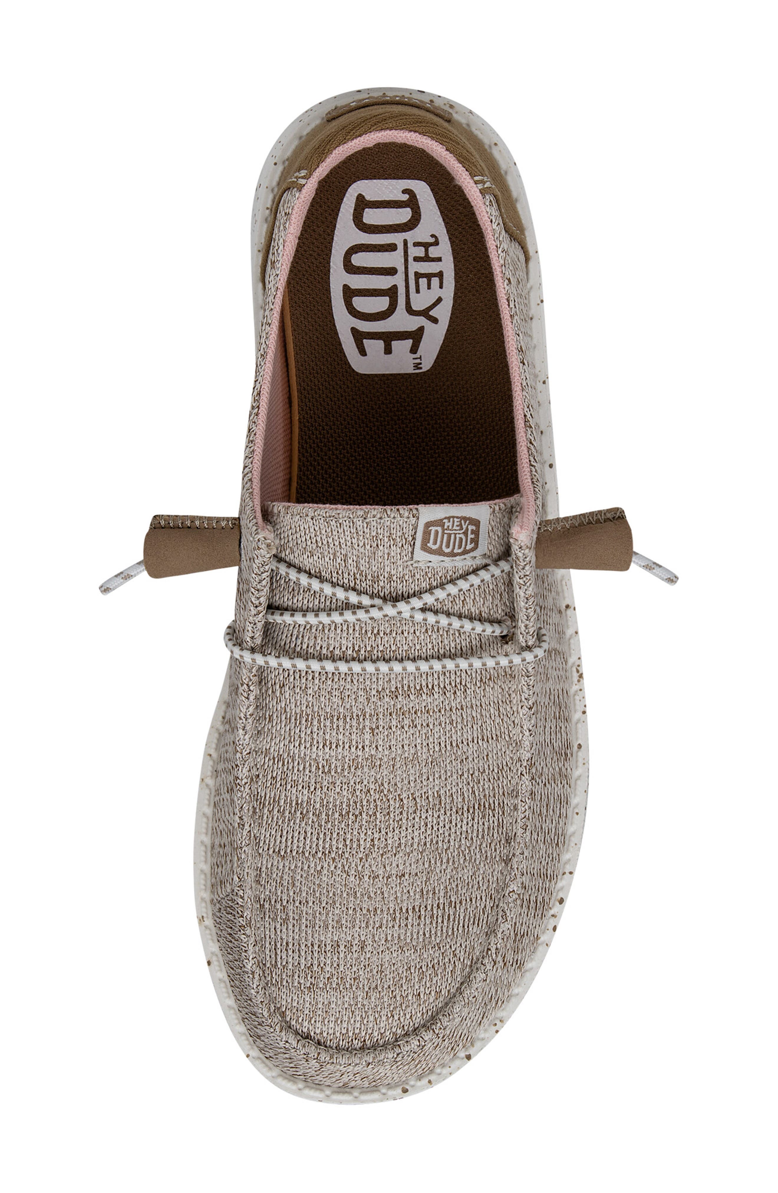 Hey Dude <p>Wendy Sport Mesh Slip-On Sneaker (Women) </p>, Alternate, color, Walnut