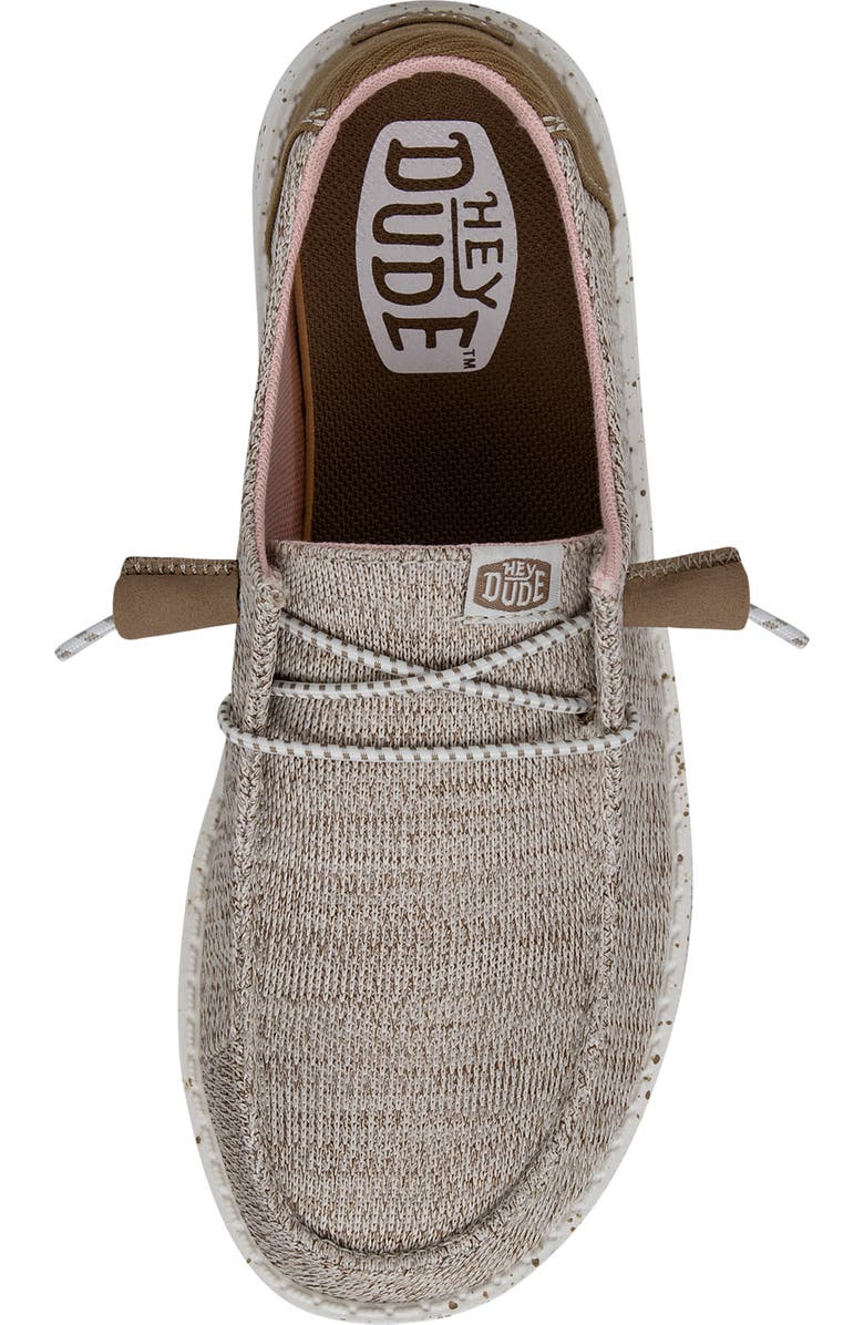 Hey Dude <p>Wendy Sport Mesh Slip-On Sneaker (Women) </p>, Alternate, color, Walnut