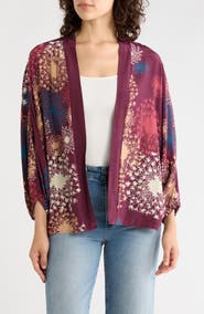 Roffe Accessories Floral Print Topper