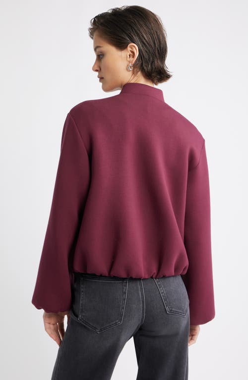 Nordstrom Scuba Knit Bomber Jacket