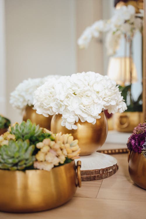 Cocobella Auden Realtouch Hydrangea Arrangement