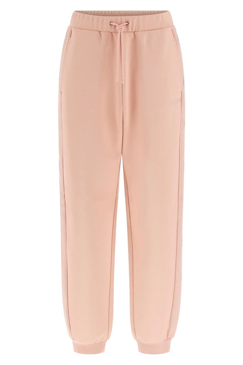 Octavia Rhinestone Joggers, Alternate, color, LIGHT PINK