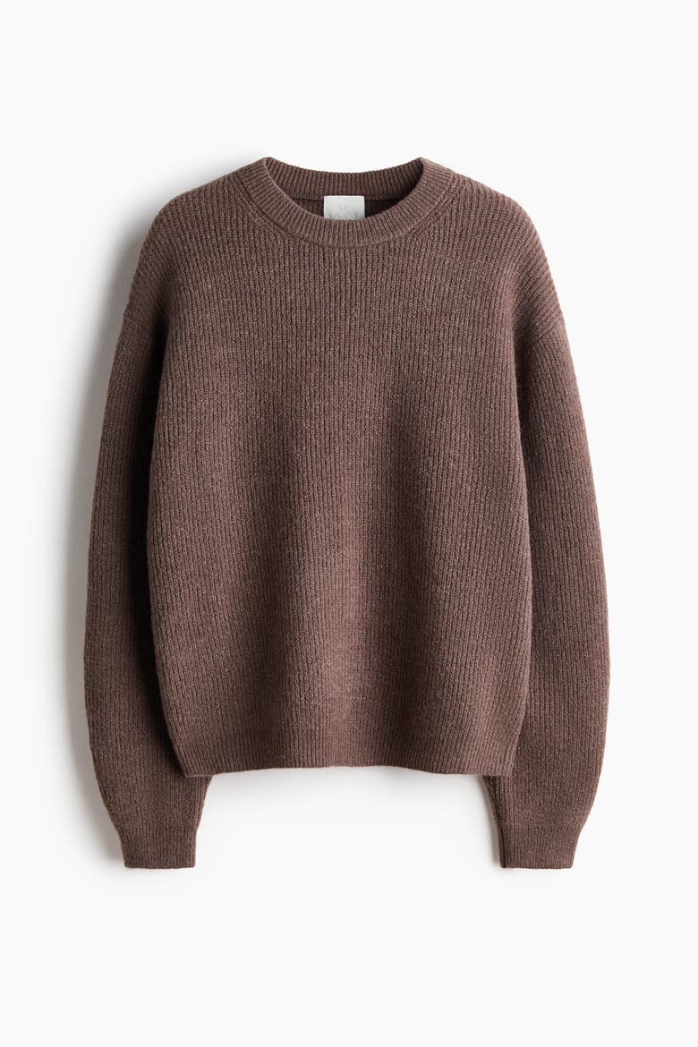Sweater, Alternate, color, Dark taupe