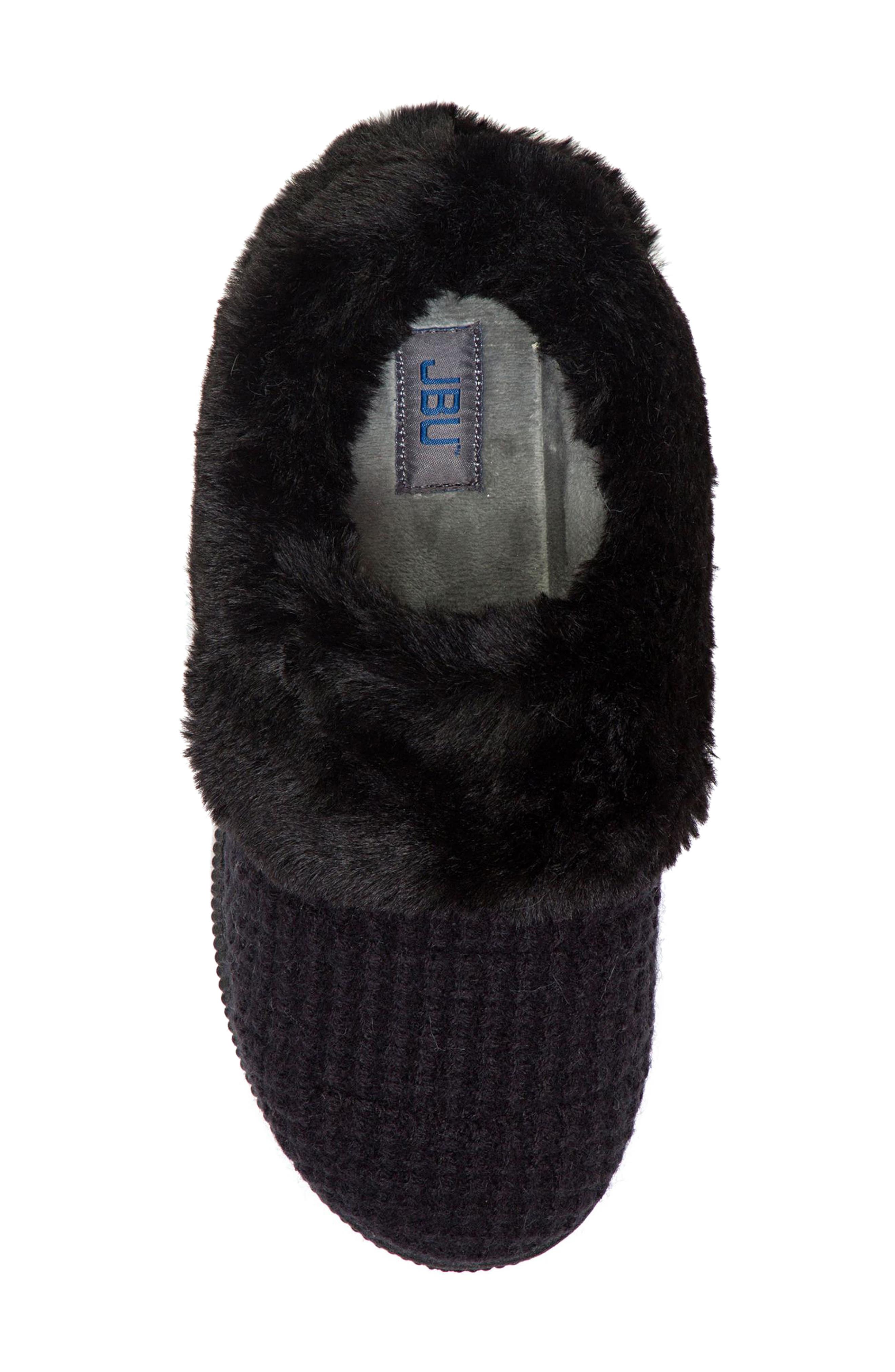 Baylor Slipper, Alternate, color, BLACK