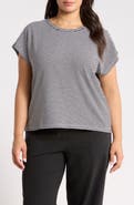 Eileen Fisher Striped Organic Cotton T-shirt