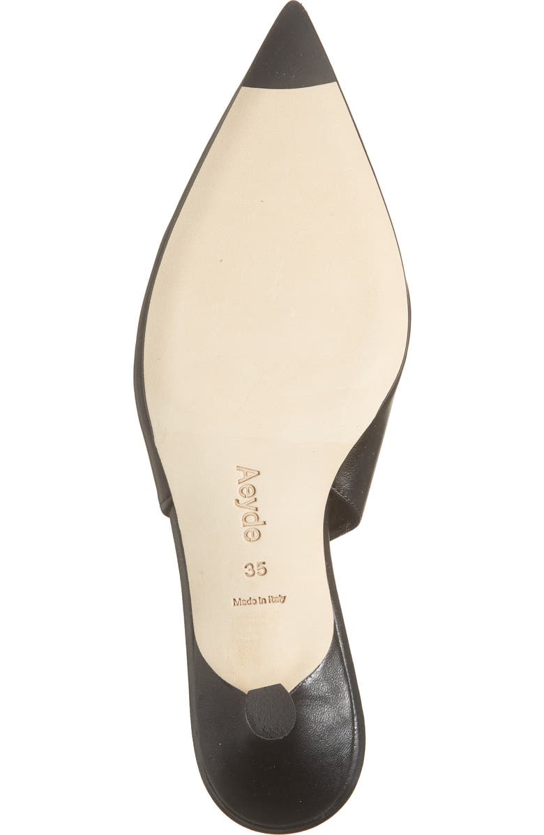 aeyde Camila Slingback Kitten Heel Pump, Alternate, color, Black