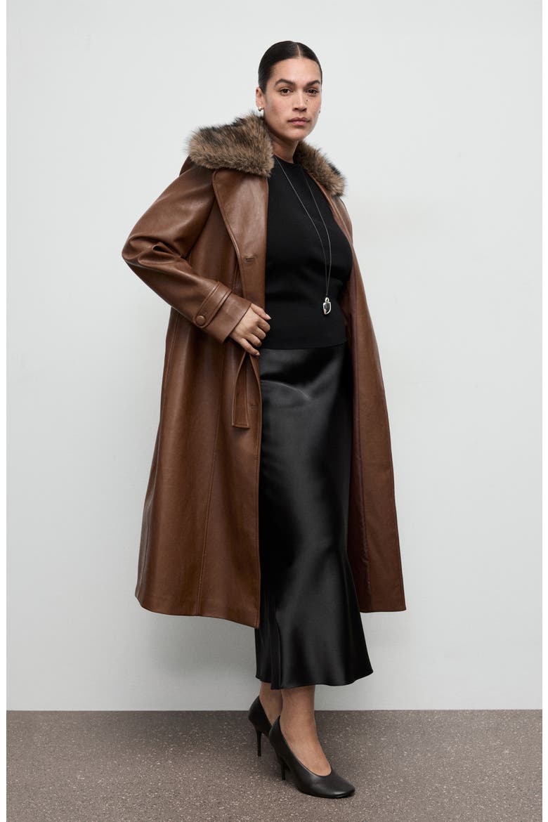 Satin Midi Skirt, Alternate, color, BLACK