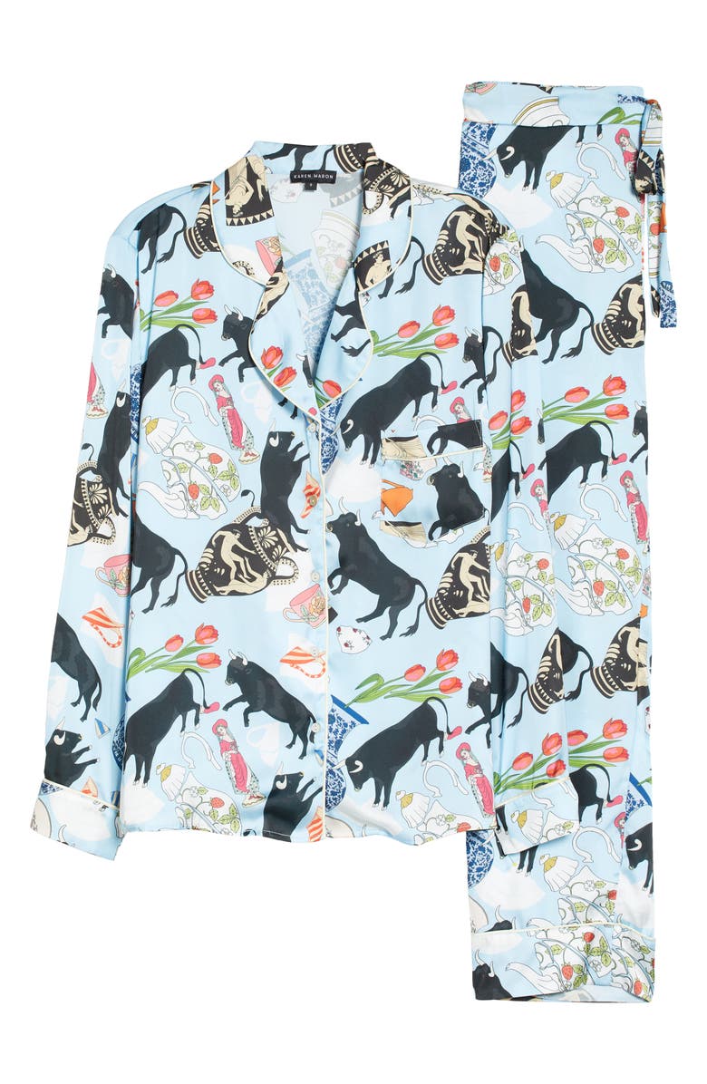 Karen Mabon Bull In a China Shop Pajamas, Alternate, color,