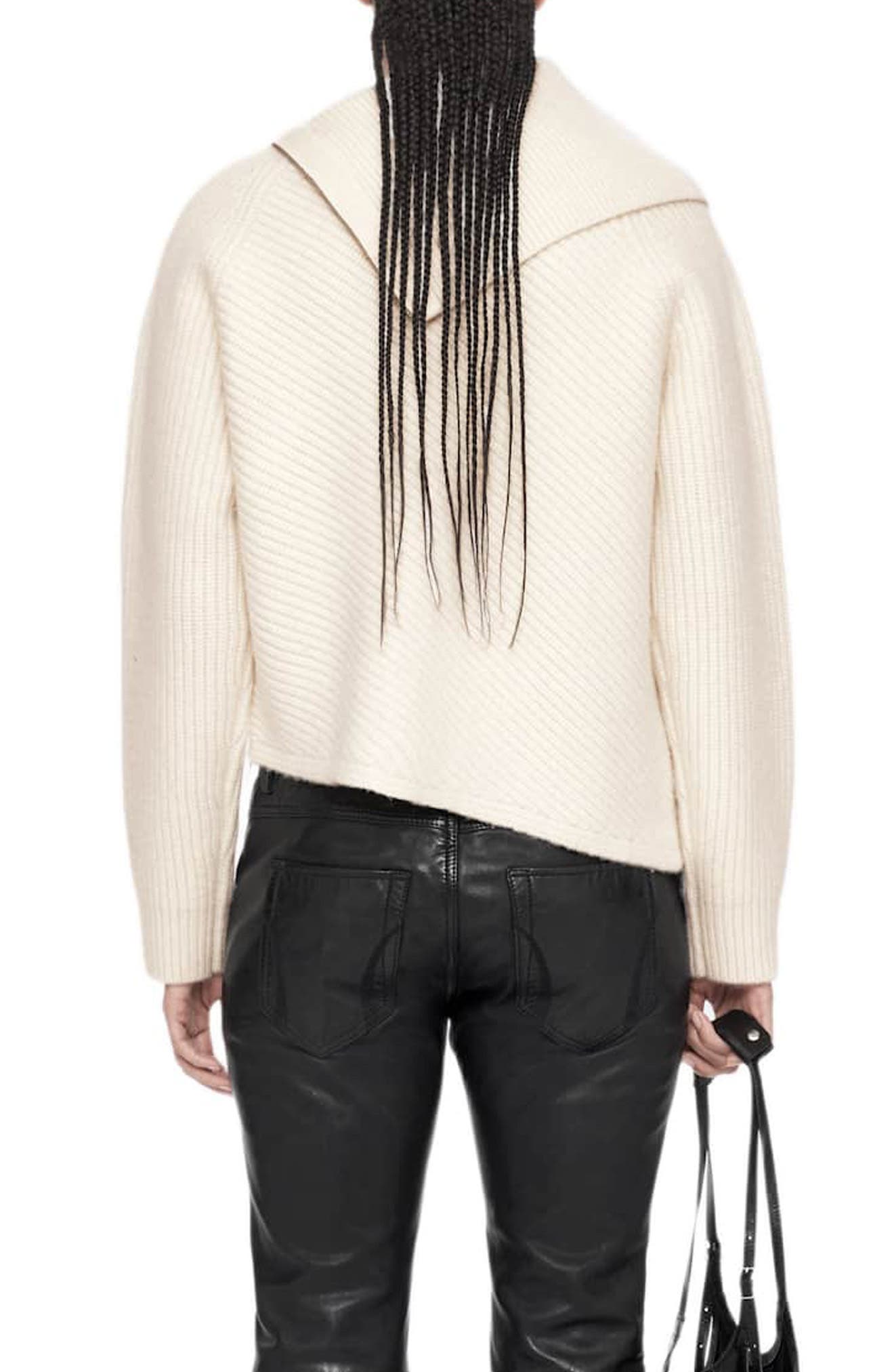 AllSaints Cleo Funnel Neck Merino Wool Sweater (Women) | Nordstrom