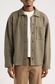 BP. Rev Fleece Button-Up Shirt Jacket