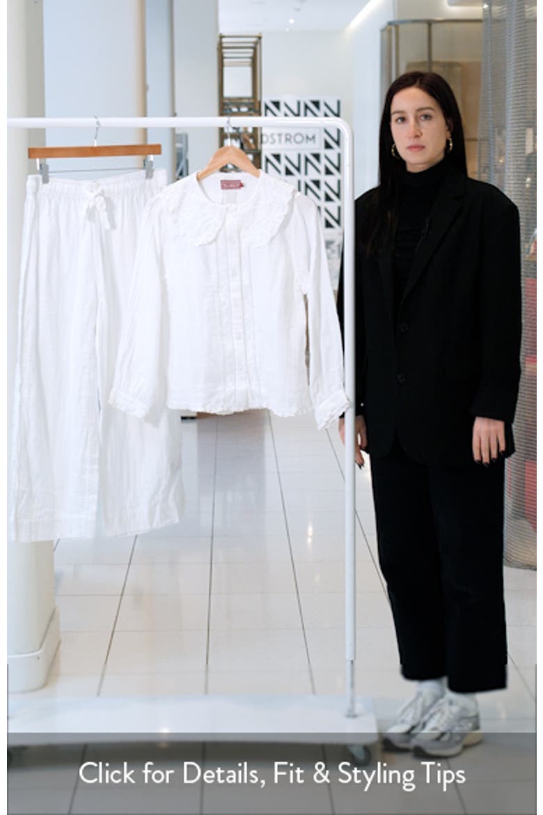 Peter Pan Collar Cotton Gauze Pajamas video