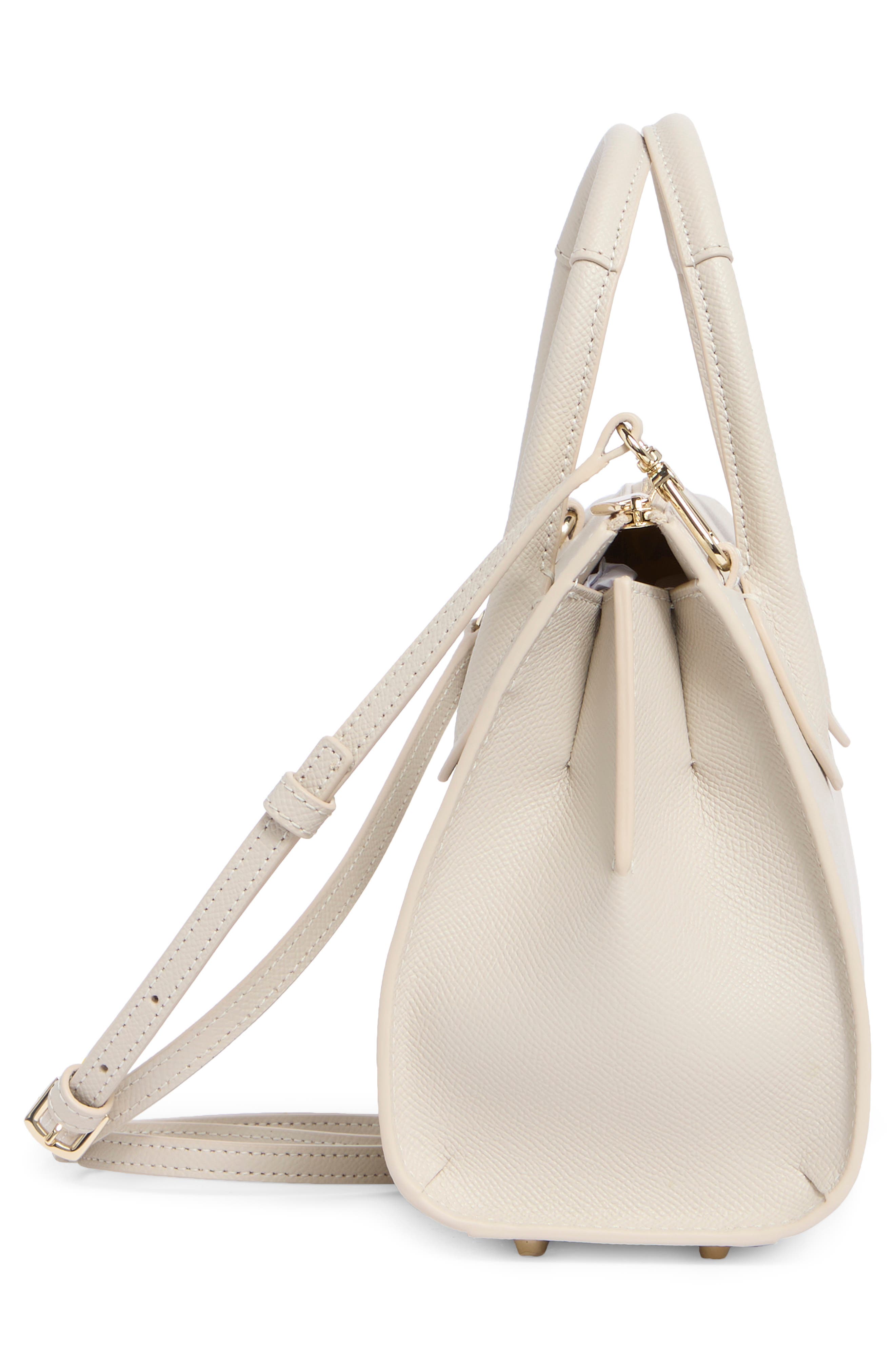 Furla Gardenia Satchel Bag, Alternate, color, Perla E