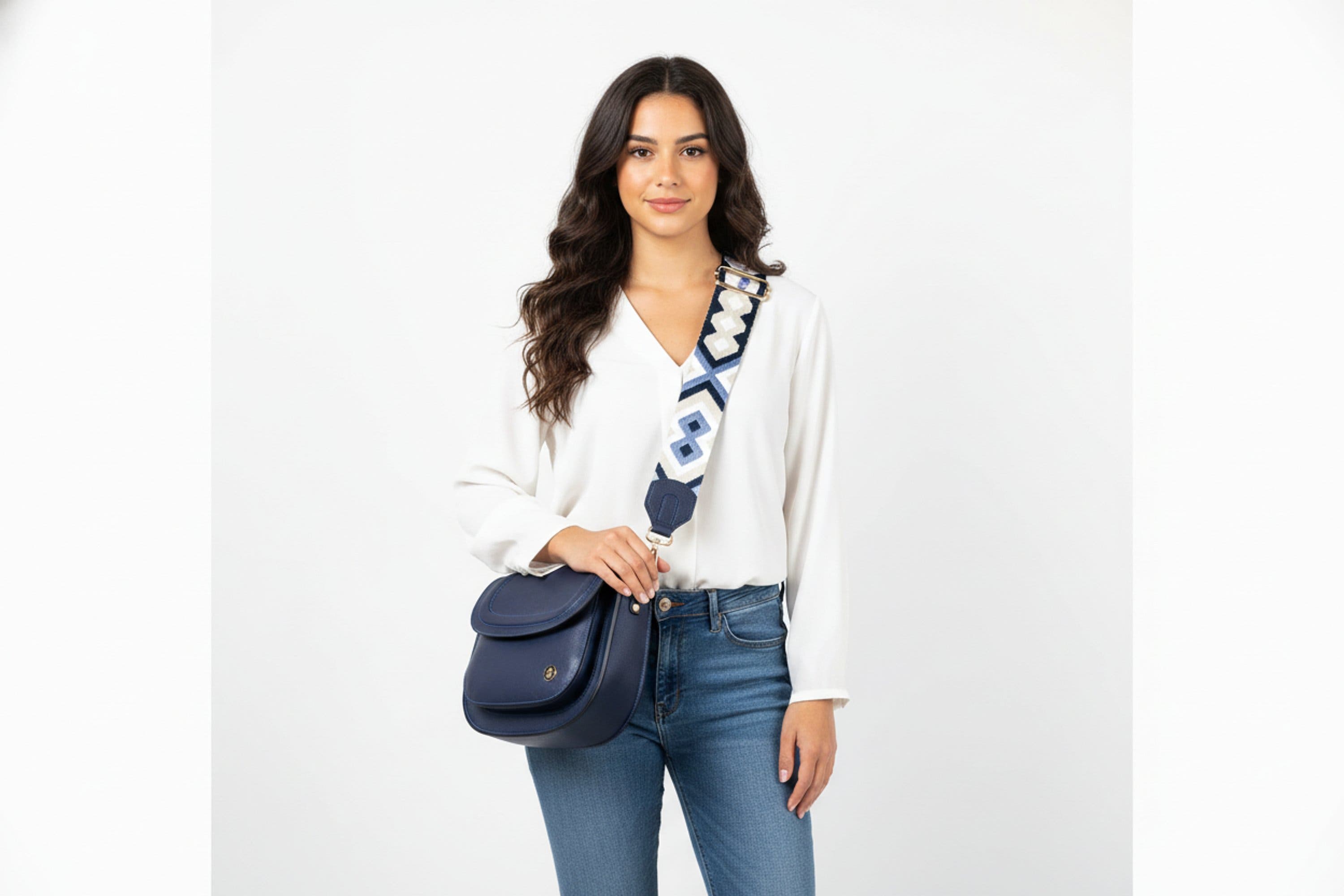 EVA INNOCENTI Monica Crossbody Bag, Alternate, color, Navy Blue