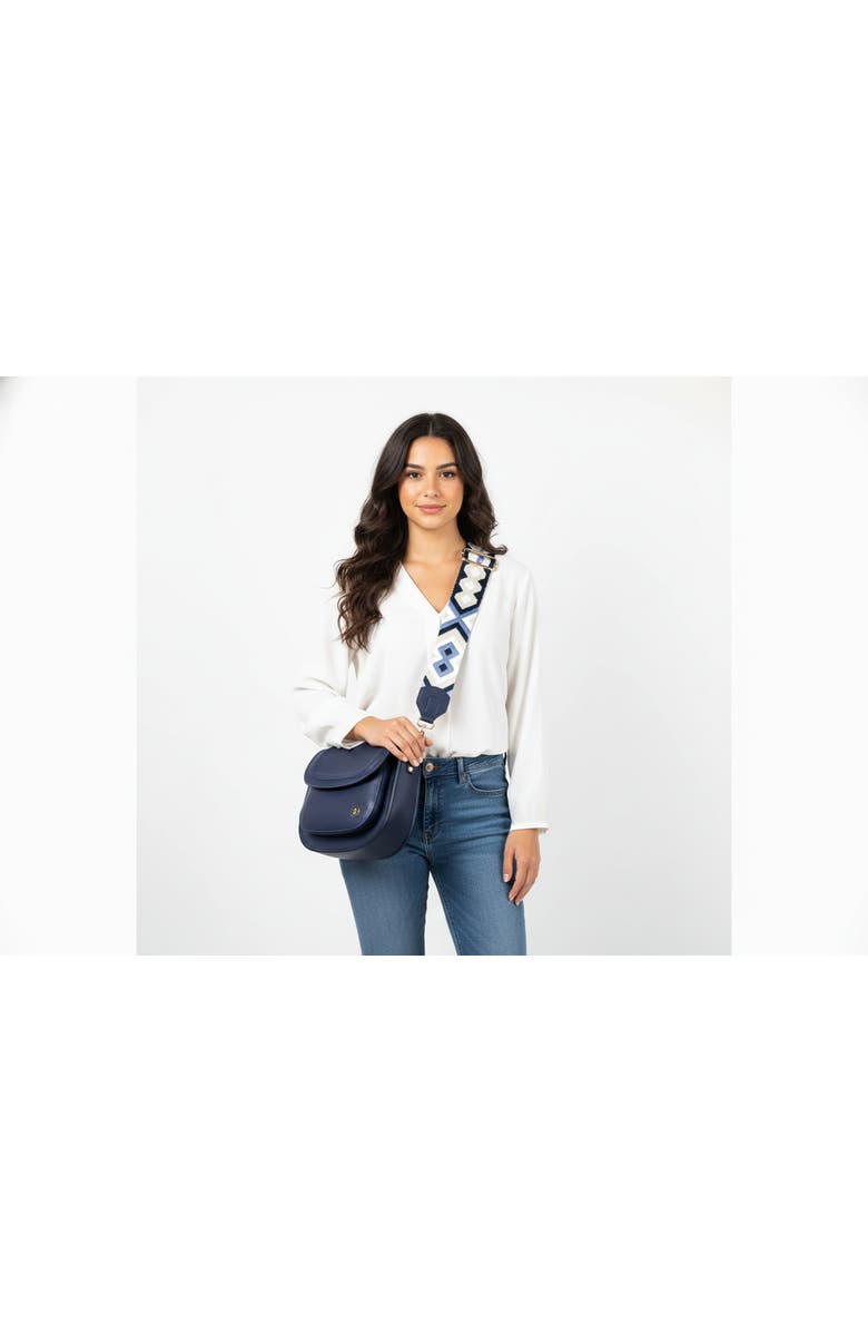 EVA INNOCENTI Monica Crossbody Bag, Alternate, color, Navy Blue