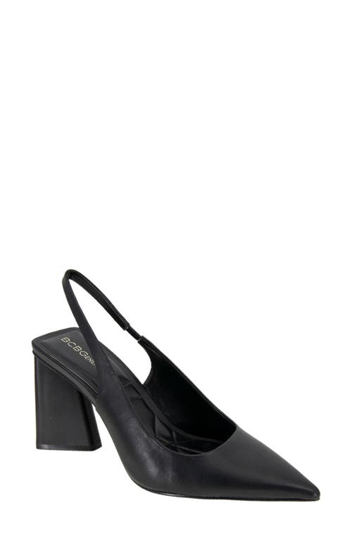 Bcbg Trina Pointed Toe Slingback Pump In Black