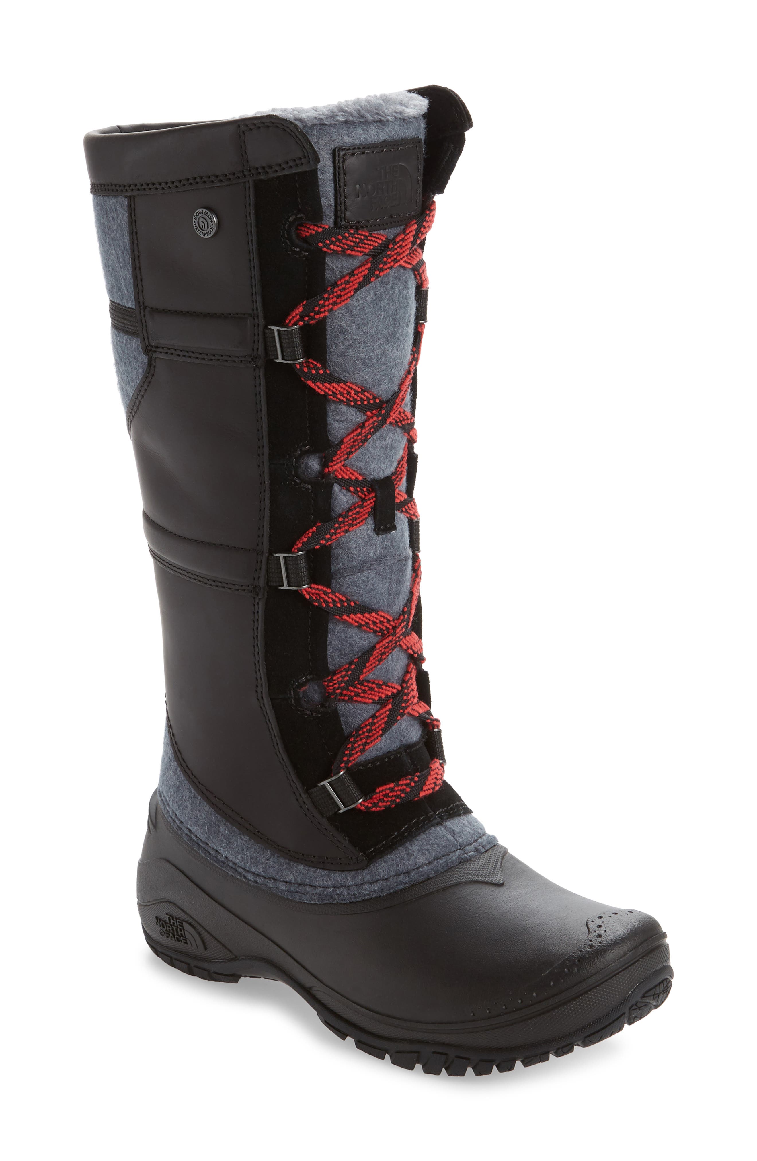 The North Face Shellista IV Tall Waterproof Insulated Winter Boot, Main, color, 