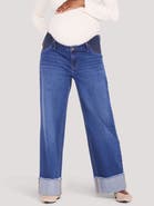MOTHERHOOD MATERNITY Under the Belly Wide Leg Jeans