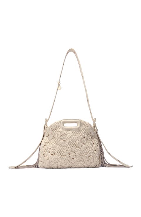 Crochet-knit mini Miss M bag