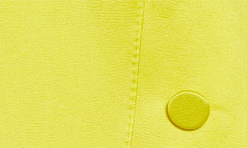 Tom Ford Double Breasted Hammered Satin Jacket In Yellow