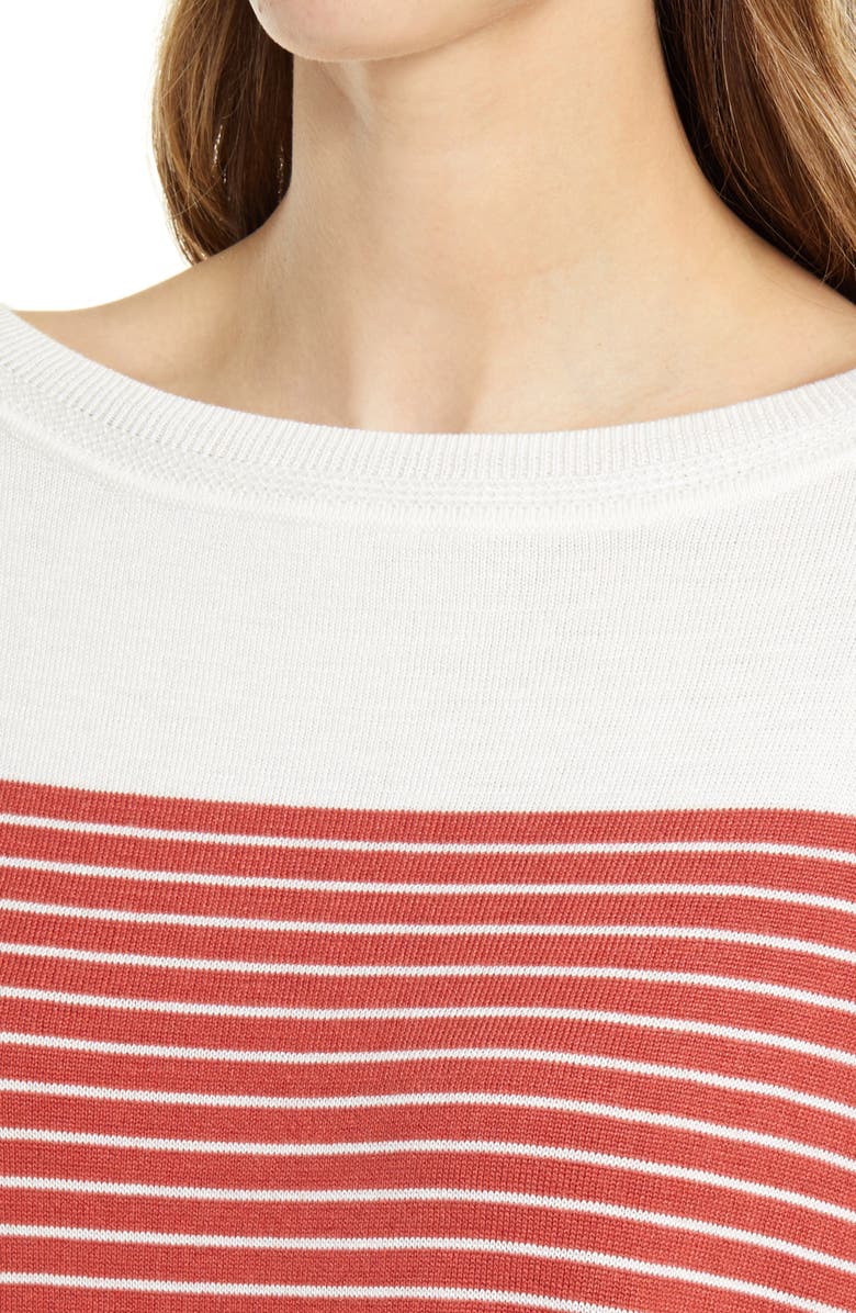 Caslon<sup>®</sup> Women's Colorblock Stripe Sweater, Alternate, color,