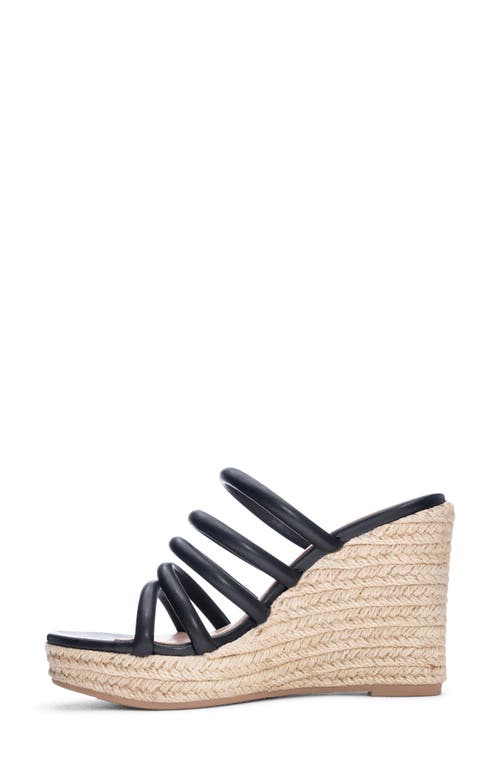 Chinese Laundry Eleana Espadrille Wedge Sandal In Black