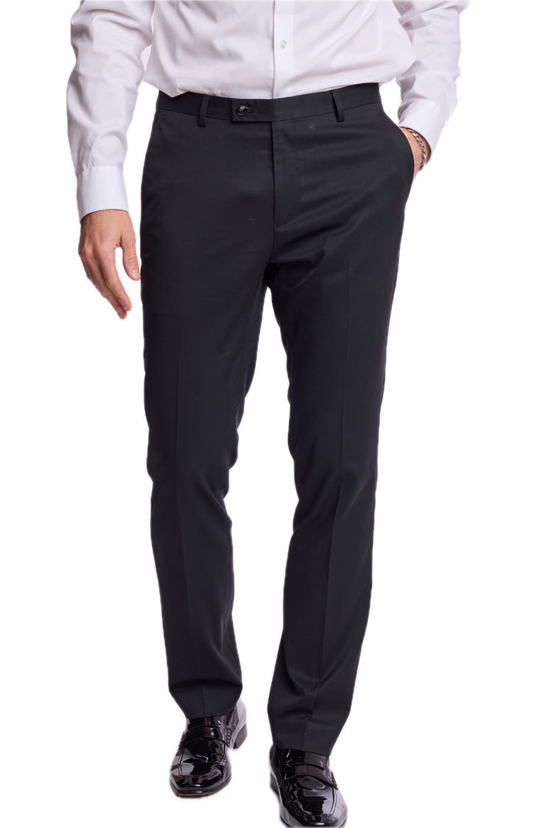 Downing Slim Fit Pants, Alternate, color, SOLID BLACK