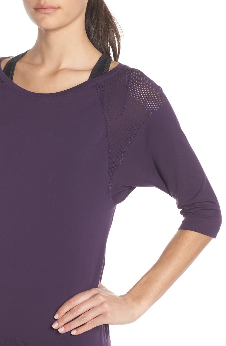 Sweaty Betty Dharana Yoga Tee, Alternate, color, 