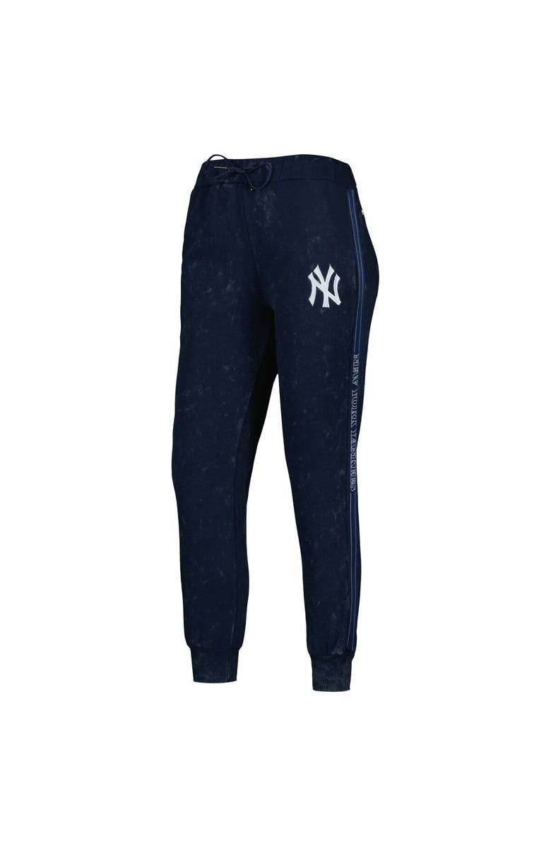 THE WILD COLLECTIVE Women's The Wild Collective Navy New York Yankees Marble Jogger Pants, Alternate, color, Navy